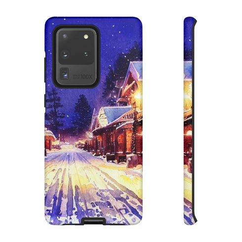 Estes Park After the Christmas Parade - Impact Resistant Phone Case Samsung Galaxy S20 Ultra Matte